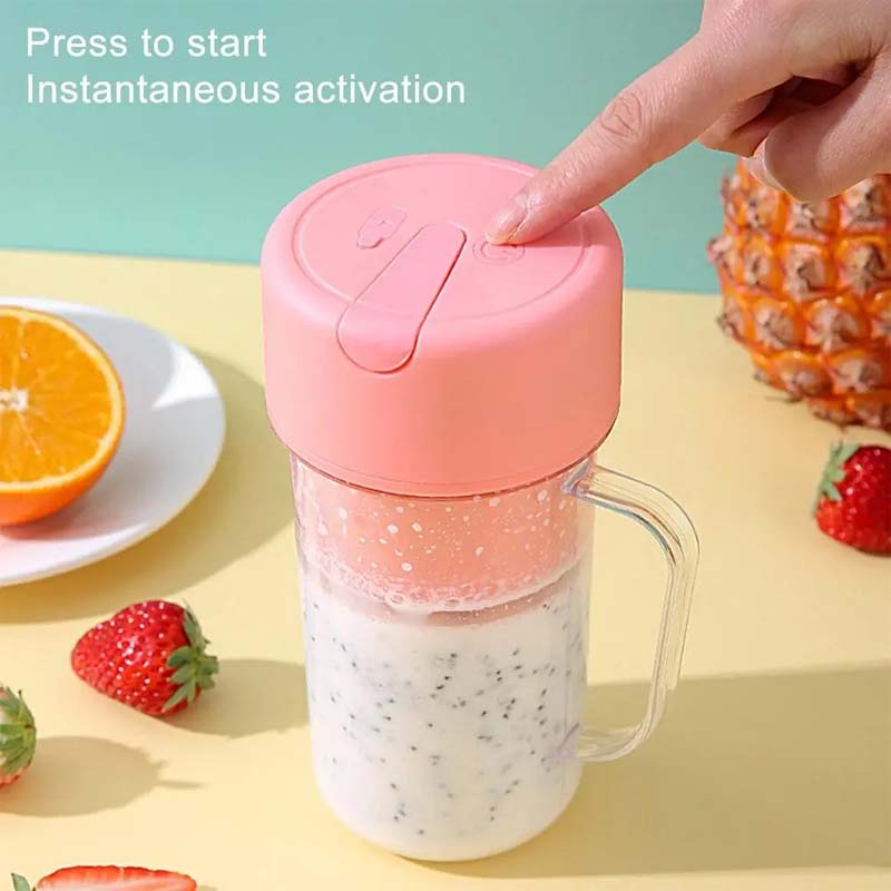 🥤 Portable Juicer Cup Blender with Straw – On-the-Go Freshness!