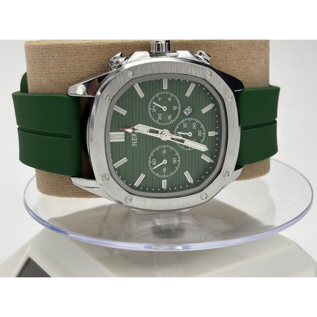 HERAX Green Dial Chronograph Watch – Premium Men’s Wrist Watch in Pakistan
