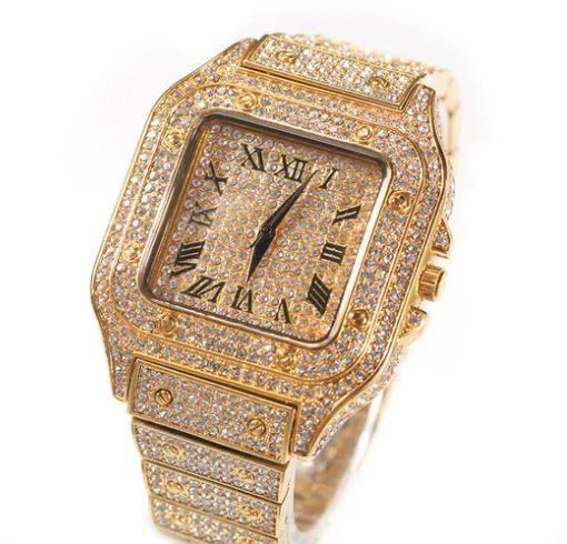 Luxury Gold Diamond Watch – Premium Men’s Fashion Watch in Pakistan